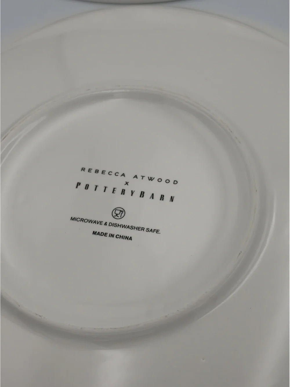 Pottery Barn X Rebecca Atwood Set of 4 dessert plates Excellent Condition